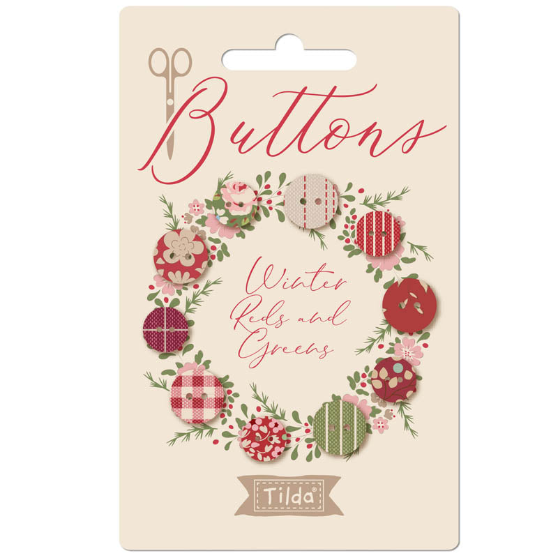 Creating Memories Winter Buttons by Tilda