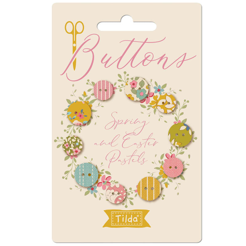 Creating Memories Spring Buttons by Tilda