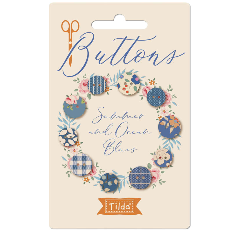 Creating Memories Summer Buttons by Tilda