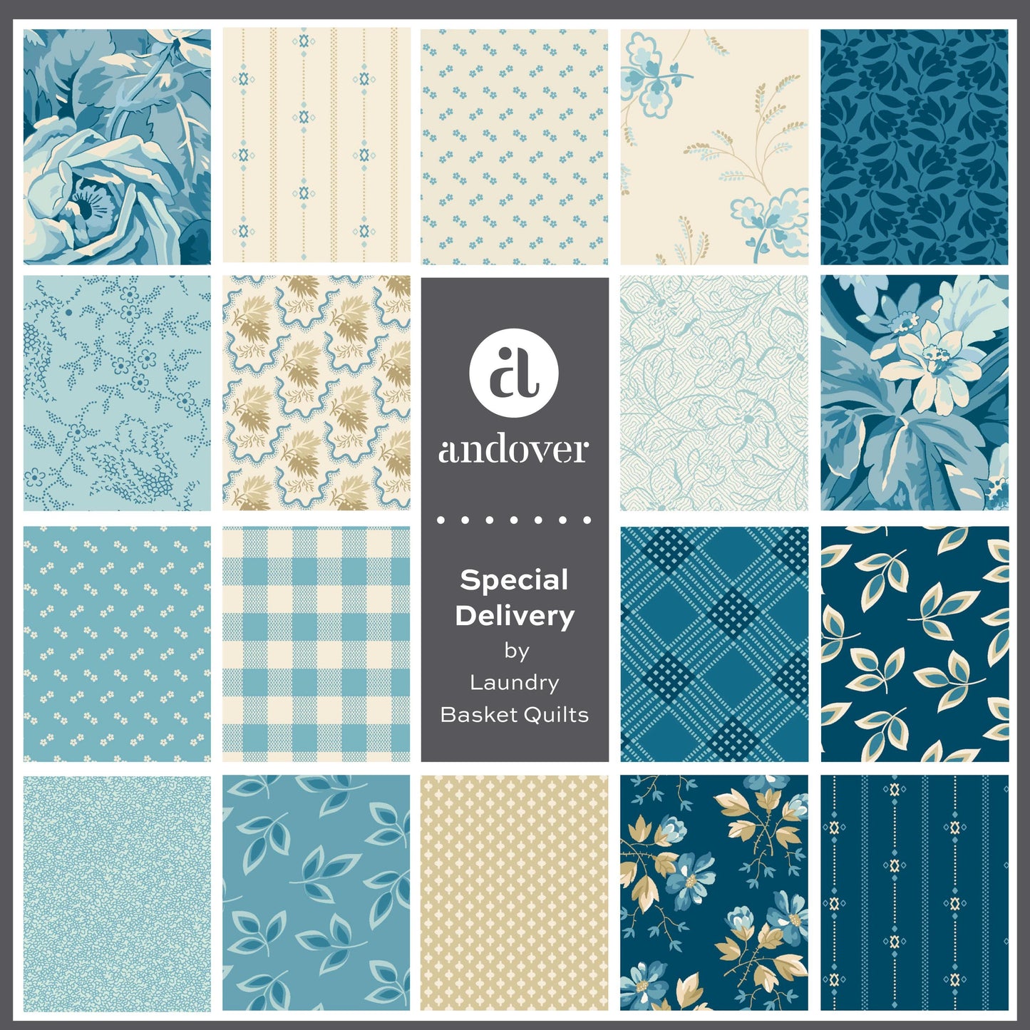 Special Delivery by Laundry Basket Quilts - Fat Quarter Bundle